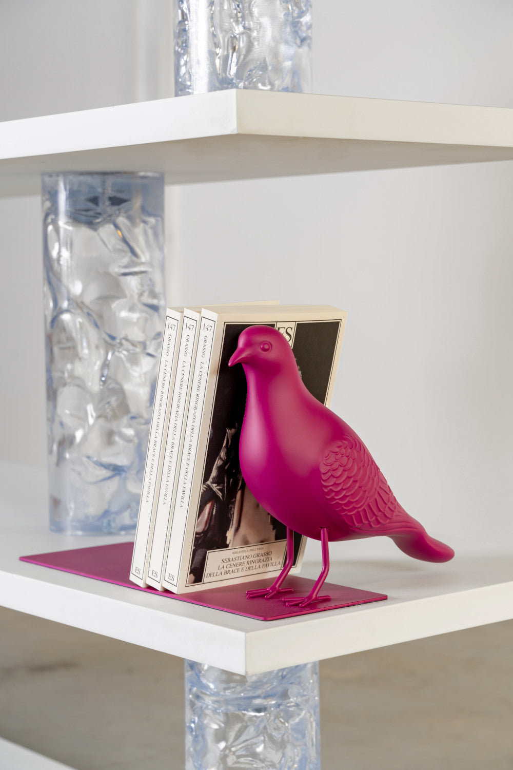 Decorative object noncaga bookends right and sx by claudio bitetti