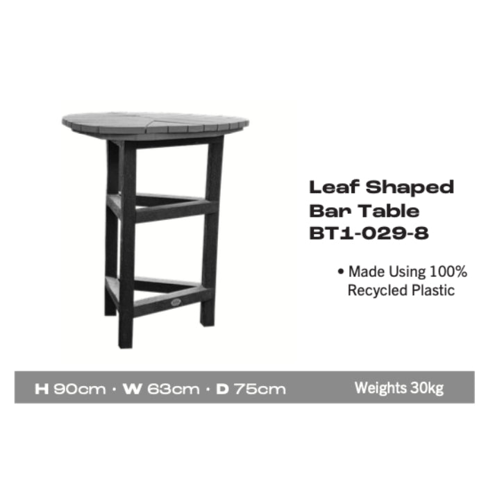 Leaf Shaped Bar Table