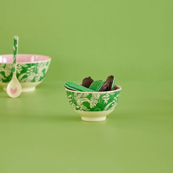 Small Bowl - Green - Paradise Print