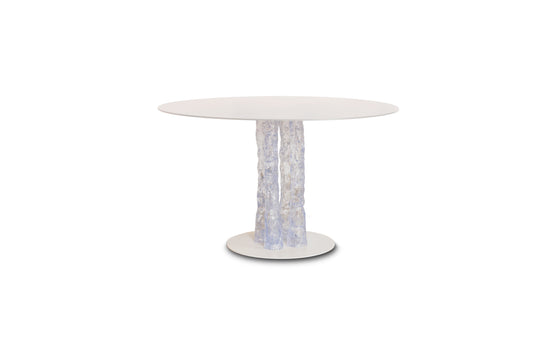 Wooden leg table by andrea bertinotti