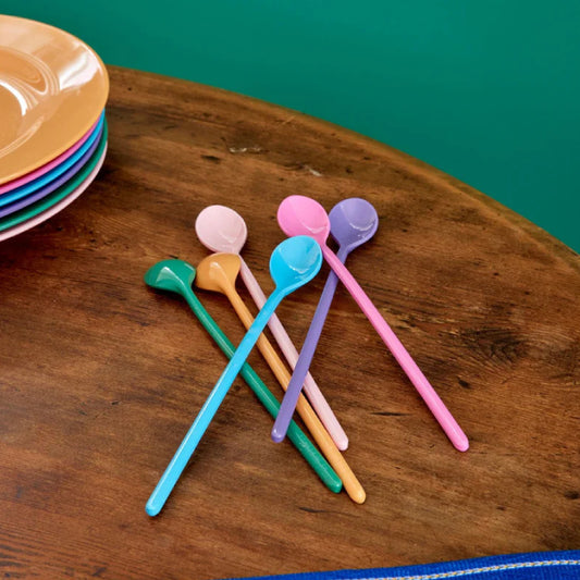 Latte Spoon - Multicolor - La Joie de Vivre - 6-pack