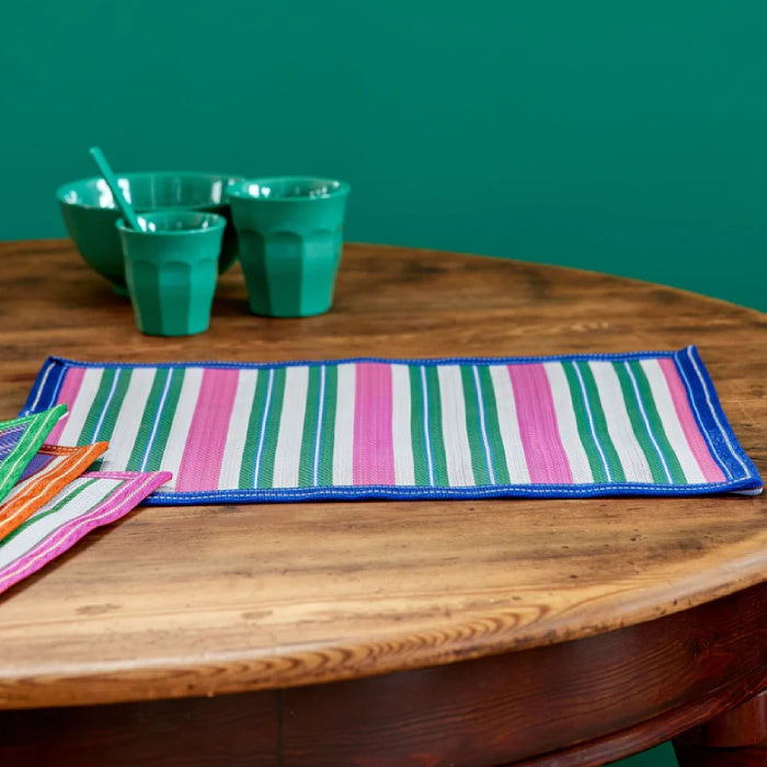 Rectangular Recycled Plastic Placemat - Multicolor