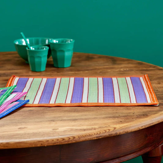 Rectangular Recycled Plastic Placemat - Multicolor